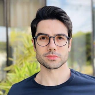 safine com br oculos de grau masculino redondo azul zeca