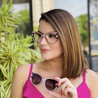 safine com br oculos feminino 2 em 1 clip on gatinho nude zoe 1