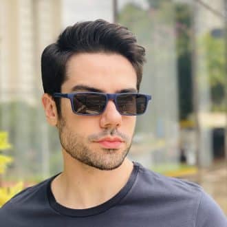 safine com br oculos 2 em 1 clip on masculino retangular azul roni 6