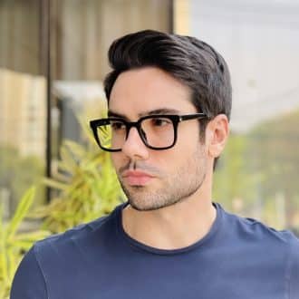 safine com br oculos de grau masculino quadrado preto lucas 2 0 1