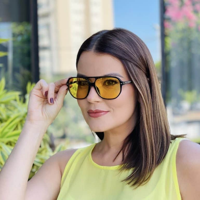 safine com br oculos de sol aviador amarelo anitta 1