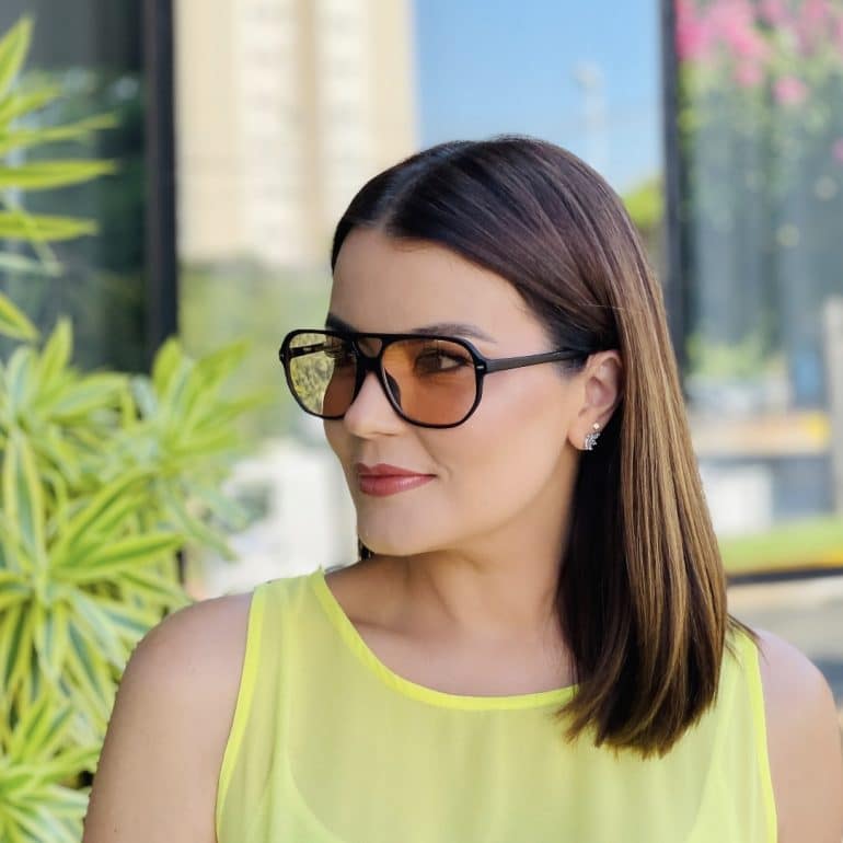 safine com br oculos de sol aviador marrom anitta 1