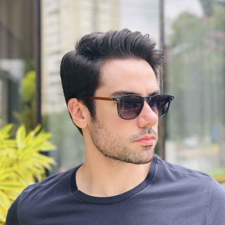 safine com br oculos de sol masculino quadrado azul fernando 1