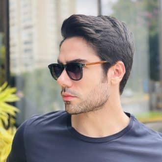 safine com br oculos de sol masculino quadrado azul fernando 3