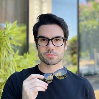 safine com br oculos 2 em 1 clip on masculino quadrado preto theo