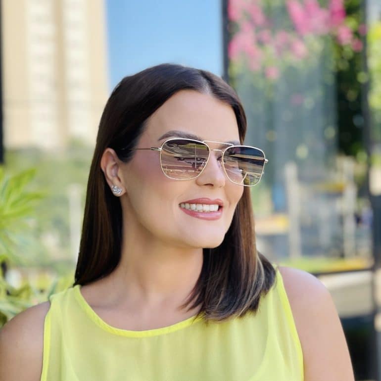 safine com br oculos de sol quadrado reverse marrom estela 3