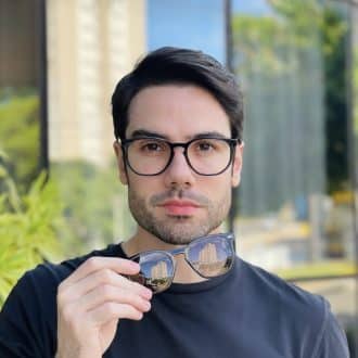 safine com br oculos 2 em 1 clip on masculino hexagonal cinza juliano 2 0