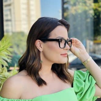safine com br oculos de grau feminino gatinho preto giseli 2 0 5