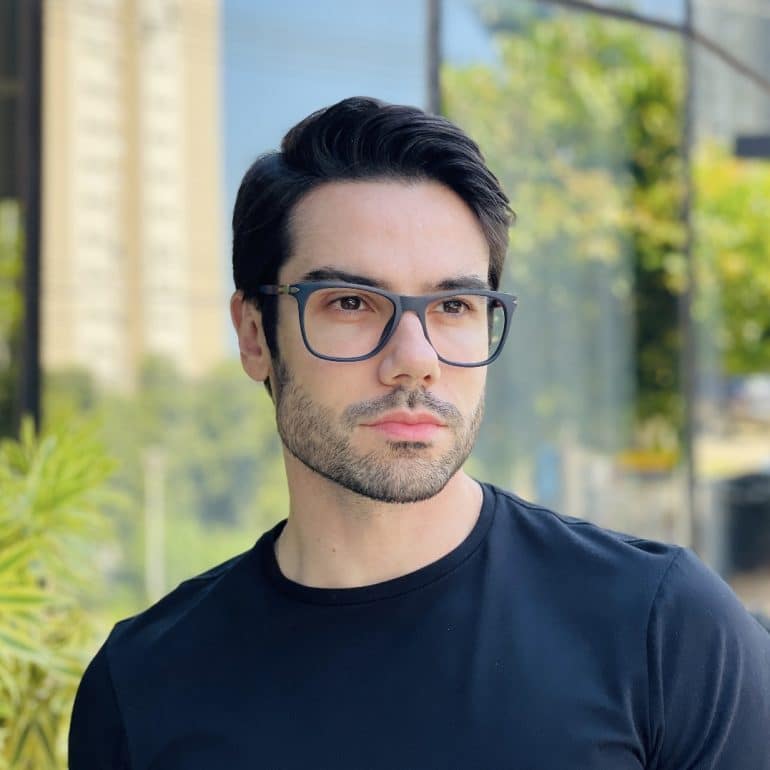 safine com br oculos de grau masculino quadrado azul nathan 2 0 1
