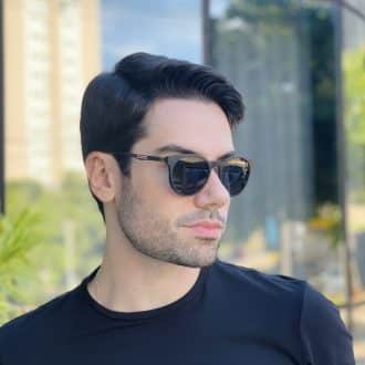 safine com br oculos 2 em 1 clip on masculino redondo cinza daniel 7