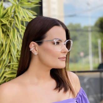 safine com br oculos de grau feminino redondo transparente liza 2 0 4