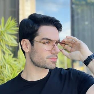 safine com br oculos de grau masculino aviador marrom dominic 2 0 2