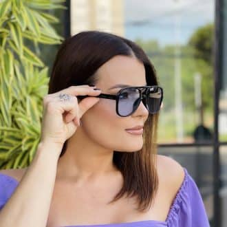 safine com br oculos de sol feminino aviador azul sophia 4