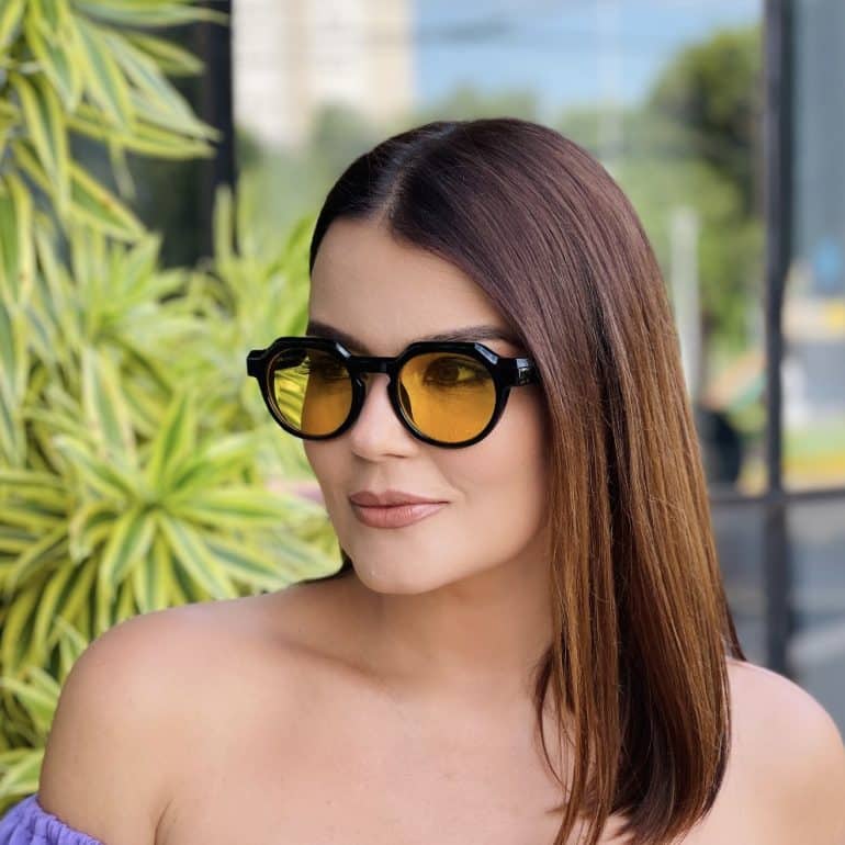 safine com br oculos de sol feminino redondo amarelo alice 1