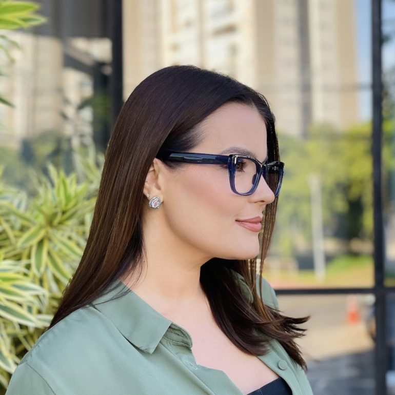 safine com br oculos de grau feminino gatinho azul giseli 2 0 3
