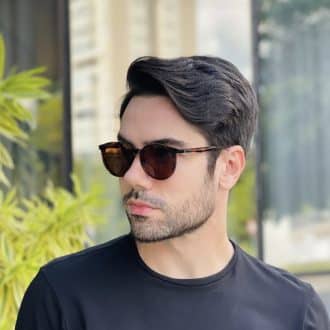 safine com br oculos 2 em 1 clip on masculino redondo rajado joao 7