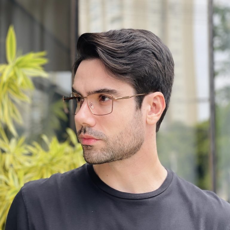 safine com br oculos 2 em 1 clip on masculino retangular marrom emanuel 3