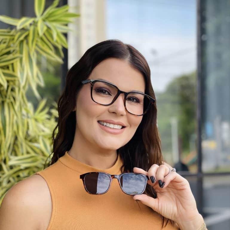 safine com br oculos 2 em 1 clip on quadrado tartaruga larissa