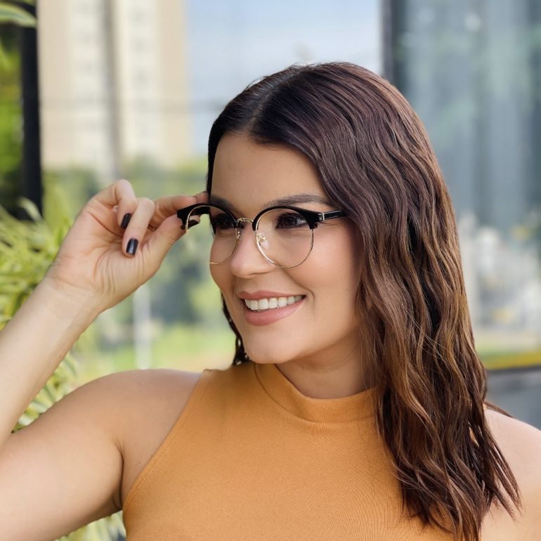 safine com br oculos 2 em 1 clip on redondo marrom polly 3