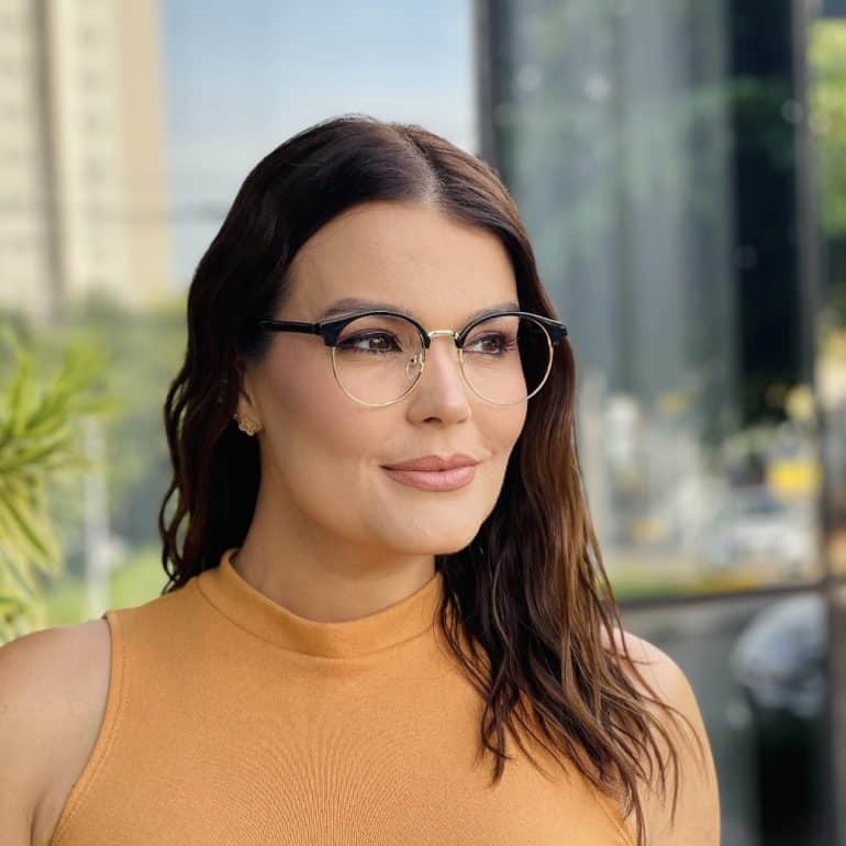 safine com br oculos 2 em 1 clip on redondo preto e dourado polly 4