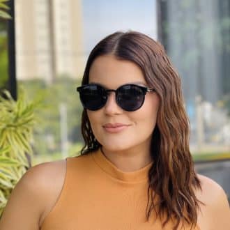 safine com br oculos 2 em 1 clip on redondo preto e prata polly 8