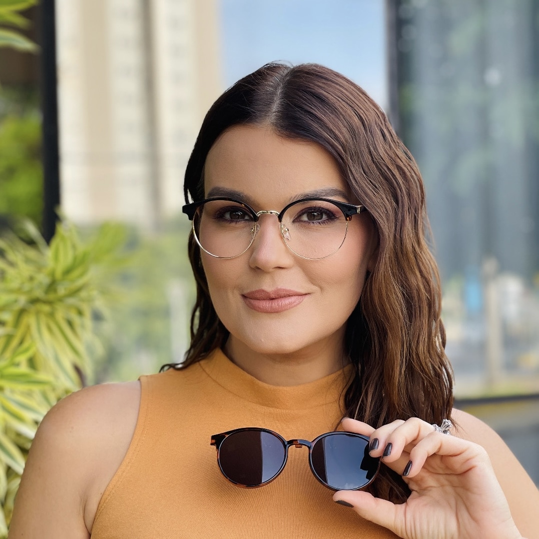 safine com br oculos 2 em 1 clip on redondo tartaruga polly