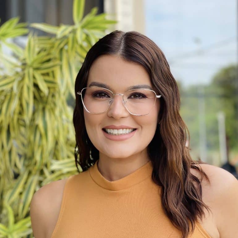 safine com br oculos de grau feminino gatinho dourado clau