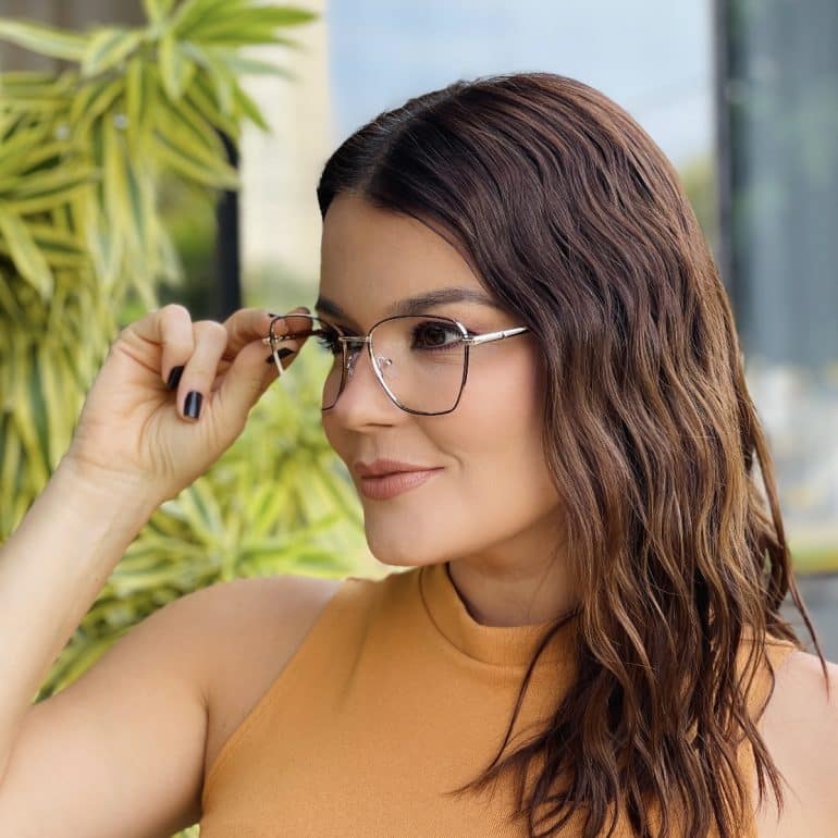 safine com br oculos de grau feminino gatinho preto clau 1