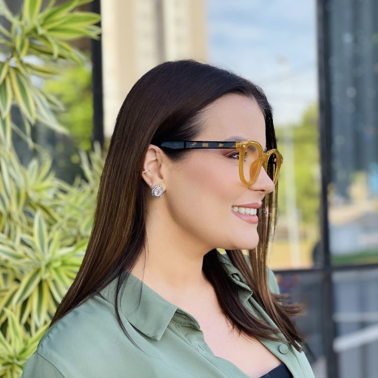 safine com br oculos de grau feminino redondo caramelo selene 2 0 3