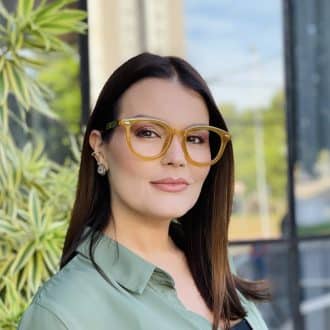 safine com br oculos de grau feminino redondo caramelo selene 2 0