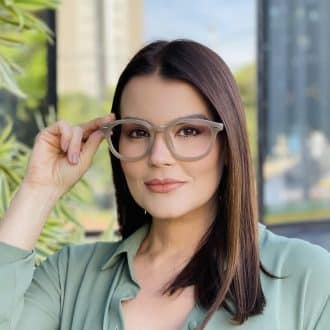 safine com br oculos de grau feminino redondo nude selene 2 0 2