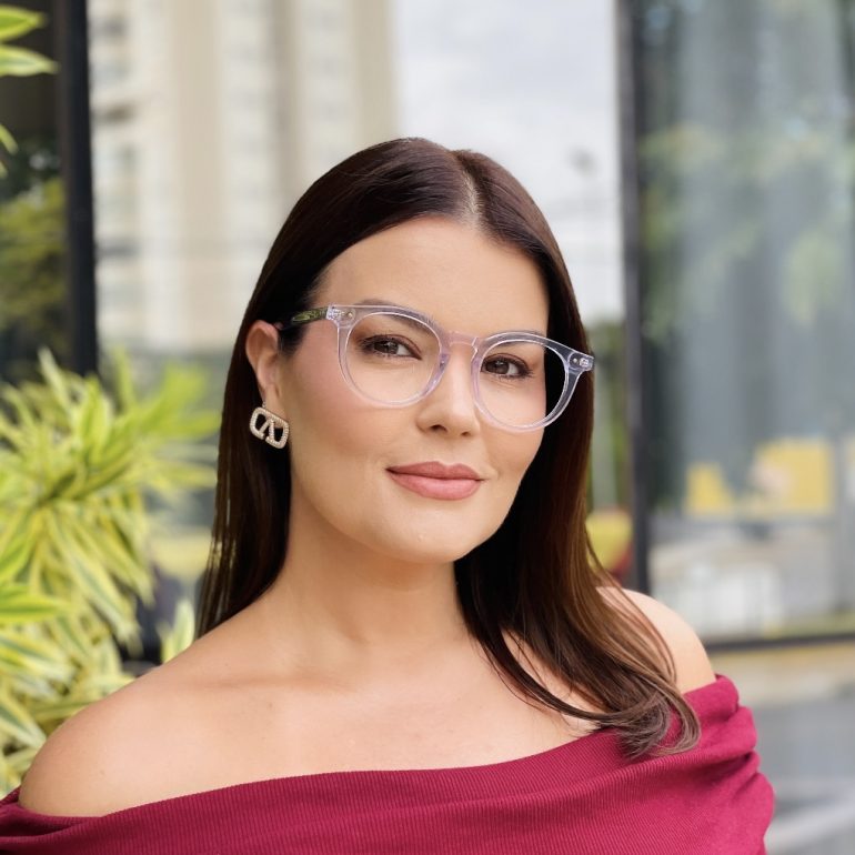 safine com br oculos de grau feminino redondo transparente luisa 3
