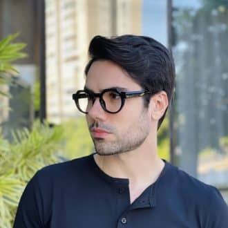 safine com br oculos de grau masculino redondo preto cadu 2 0 3