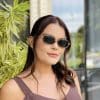 safine com br oculos de sol feminino retangular verde transparente micca