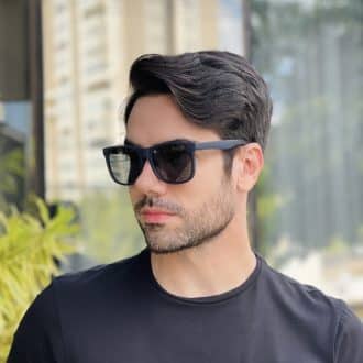 safine com br oculos de sol masculino quadrado azul caio 2