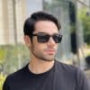 safine com br oculos de sol masculino quadrado preto heitor