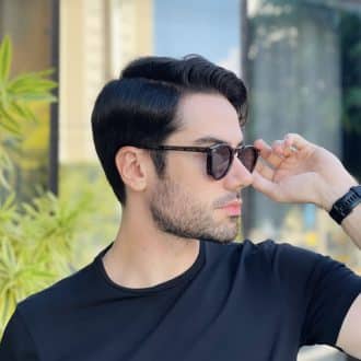 safine com br oculos de sol masculino redondo cinza marlon 4