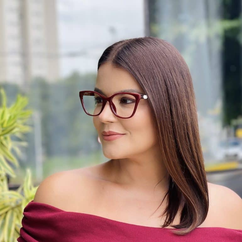 safine com br oculos feminino 2 em 1 clip on gatinho marsala manuela 3