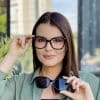 safine com br oculos feminino 2 em 1 clip on gatinho preto aline