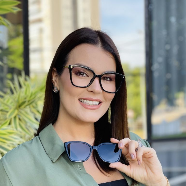 safine com br oculos feminino 2 em 1 clip on gatinho preto aline 3