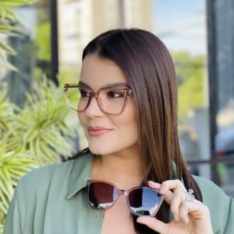 safine com br oculos feminino 2 em 1 clip on gatinho rose aline 1