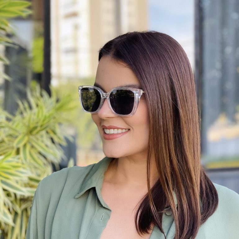 safine com br oculos feminino 2 em 1 clip on gatinho transparente aline 7