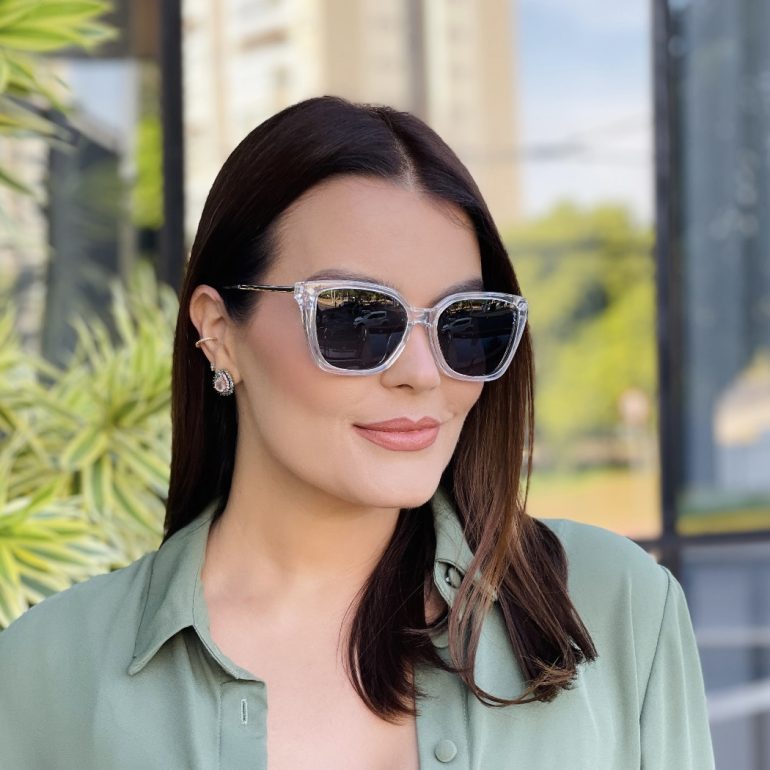 safine com br oculos feminino 2 em 1 clip on gatinho transparente aline 8