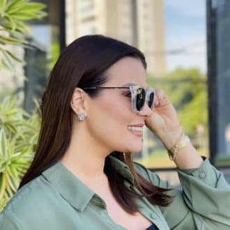 safine com br oculos feminino 2 em 1 clip on gatinho transparente aline 9