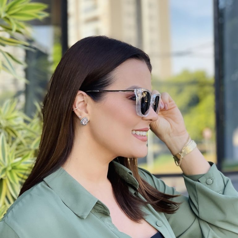 safine com br oculos feminino 2 em 1 clip on gatinho transparente aline 9