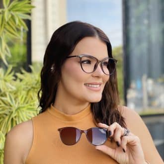 safine com br oculos feminino 2 em 1 clip on gatinho verde militar 3