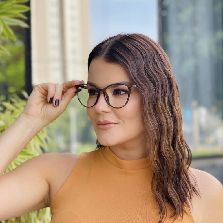 safine com br oculos feminino 2 em 1 clip on gatinho verde militar 4