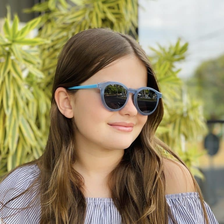 safine com br oculos infantil 2 em 1 clip on redondo azul helo 5