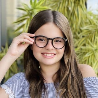 safine com br oculos infantil 2 em 1 clip on redondo preto helo 2