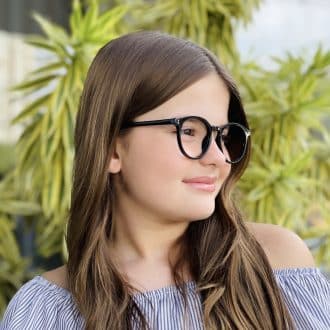 safine com br oculos infantil 2 em 1 clip on redondo preto helo 3